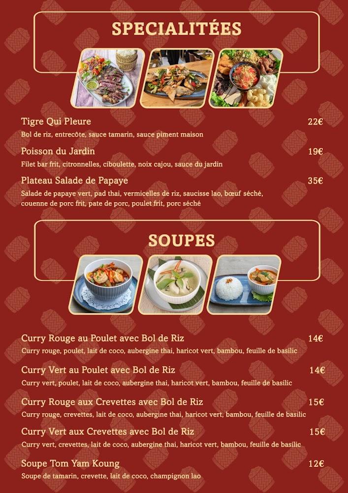 Sabaidee Restaurant - Menu Image 1